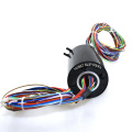 24 wire through bore slip ring collector connector hole 12.7mm rotating Slip Ring